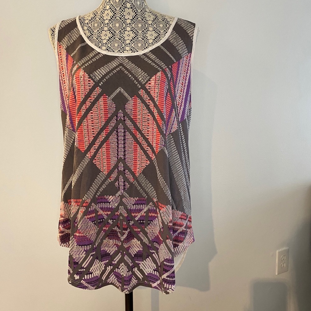 Ava & Viv Patterned Tank